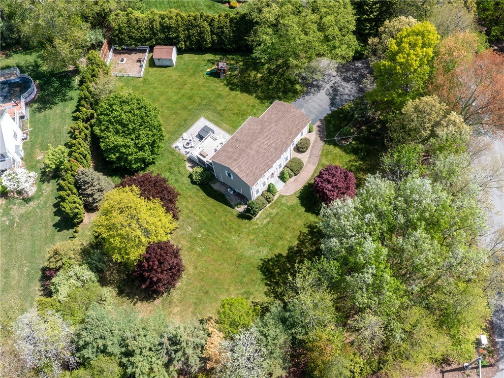 108 Wilbur Road Lincoln, RI 02865 - Photo 39 of 42 drone shot of home