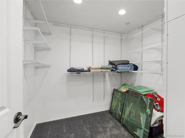 a view of walk in closet