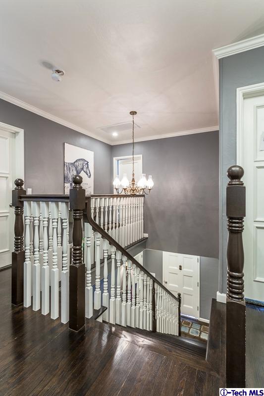 2017 Midwick Drive Altadena, CA 91001 - Photo 9 of 61 a view of entryway and hall with wooden floor