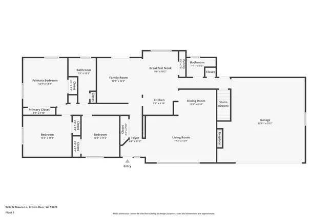 $349,900 | 9497 North Maura Lane, Brown Deer, WI 53223