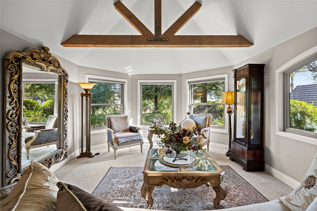 1624 Alessandro Road Redlands, CA 92373 - Photo 6 of 58 a living room with furniture and a floor to ceiling windows