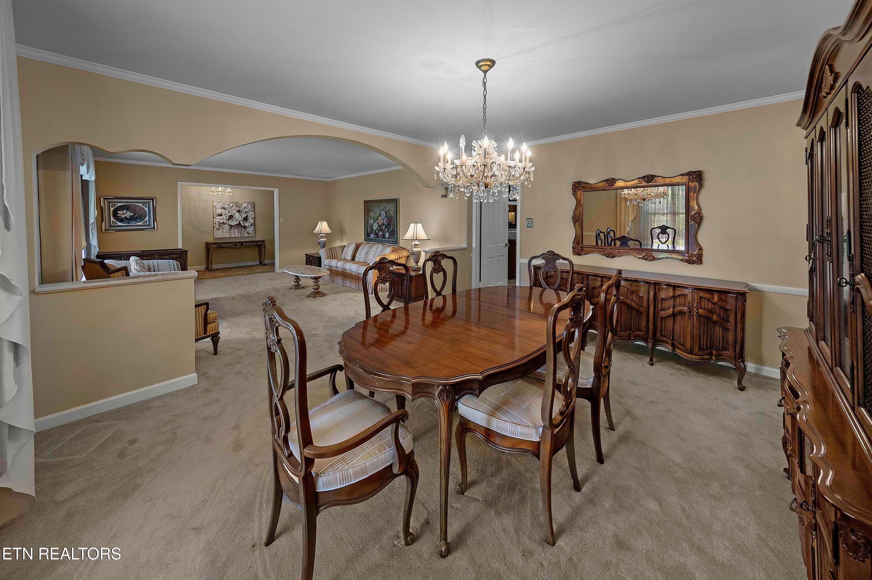 601 Broome Road Northwest Knoxville, TN 37909 - Photo 8 of 37 open dining room