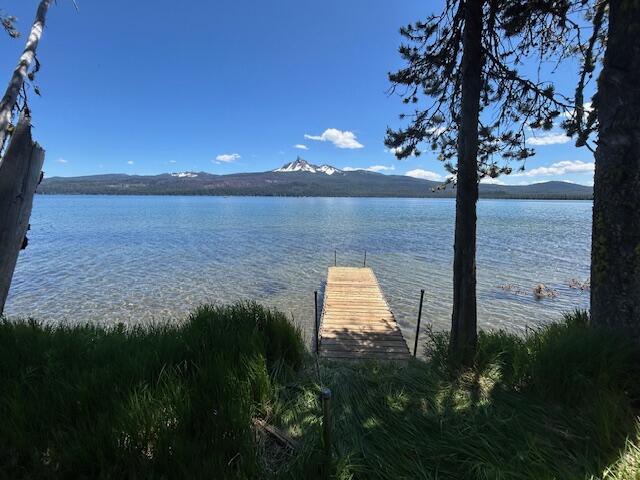 80 Diamond Lake Loop Chemult, OR 97731 - Photo 26 of 36 a view of a lake from a yard