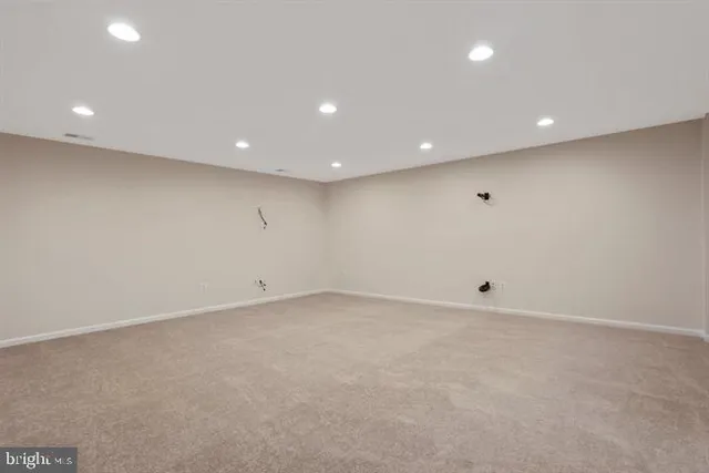 a view of an empty room