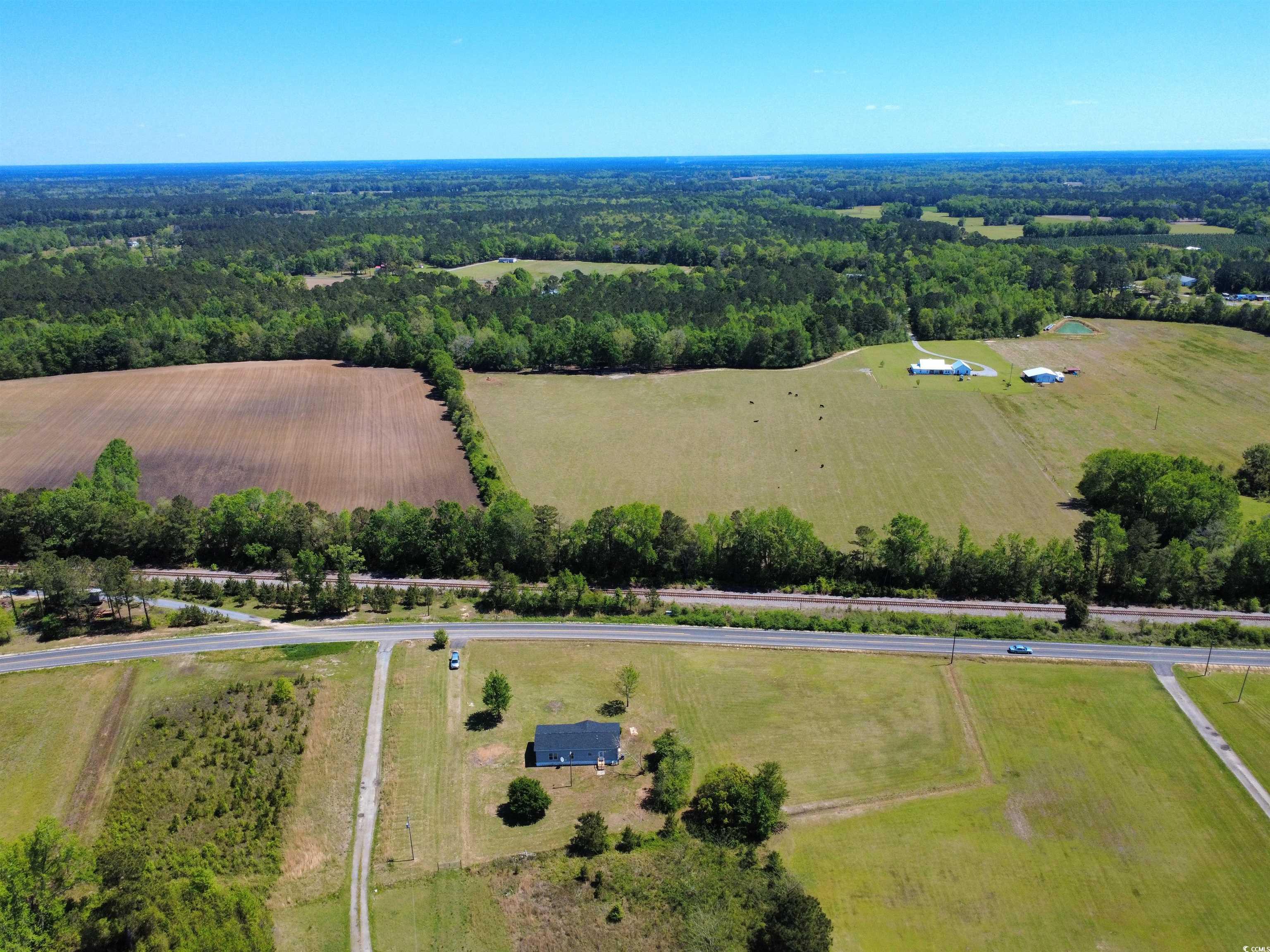 111 Morrisville Road Andrews, SC 29510 - Photo 24 of 28 Birds eye view of property with a rural view and a view of trees