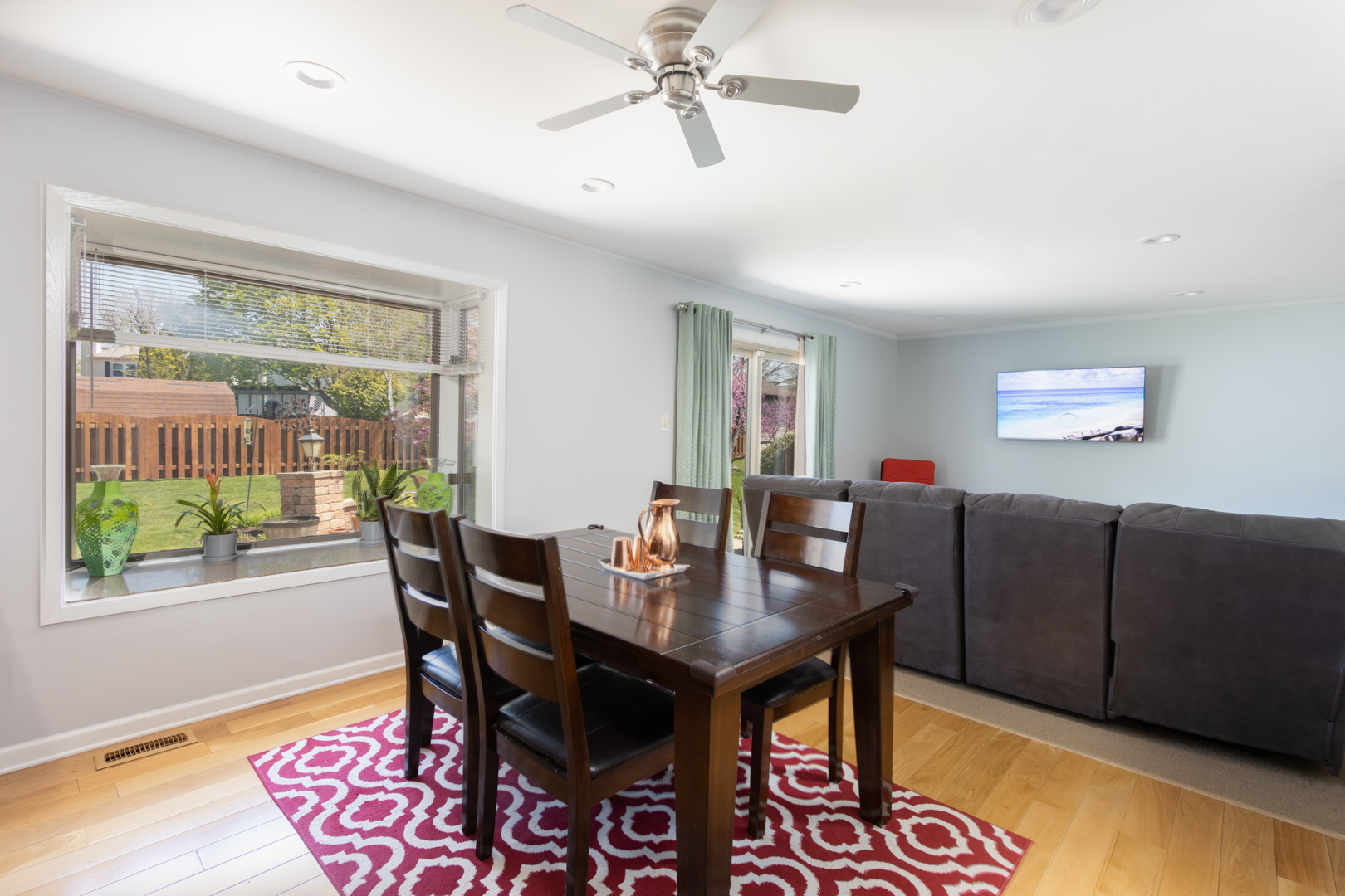 845 Deerpath Lane Hoffman Estates, IL 60169 - Photo 5 of 27 a view of a dining room with furniture window and wooden floor