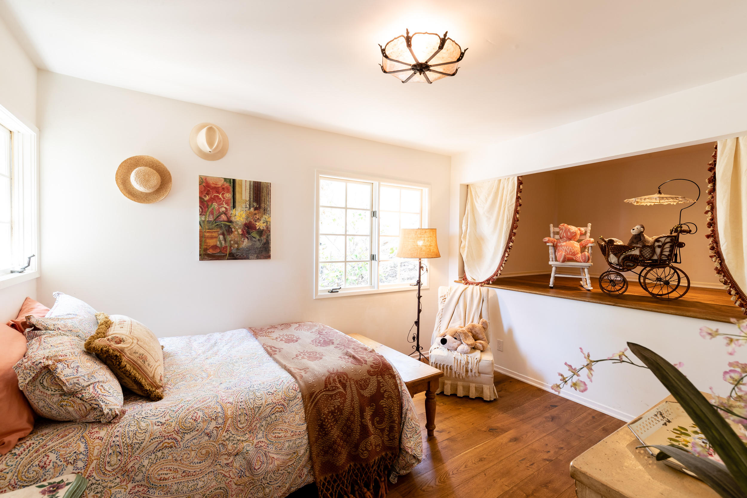 850 Cheltenham Road Santa Barbara, CA 93105 - Photo 14 of 20 Bedroom 2 with Sleeping Platform