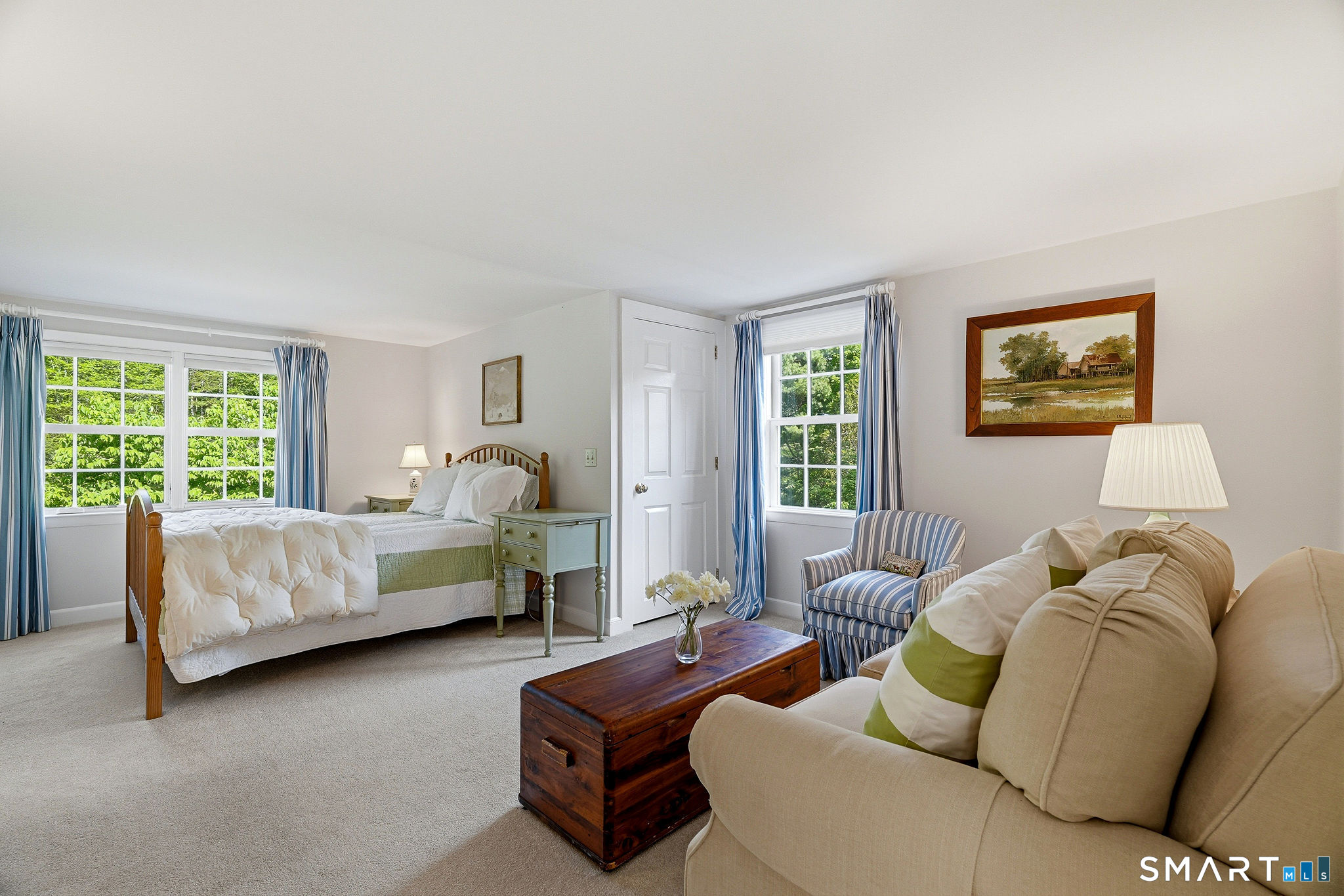 118 Bill Hill Road Lyme, CT 06371 - Photo 28 of 38 Second floor bedroom 5. Large sitting area