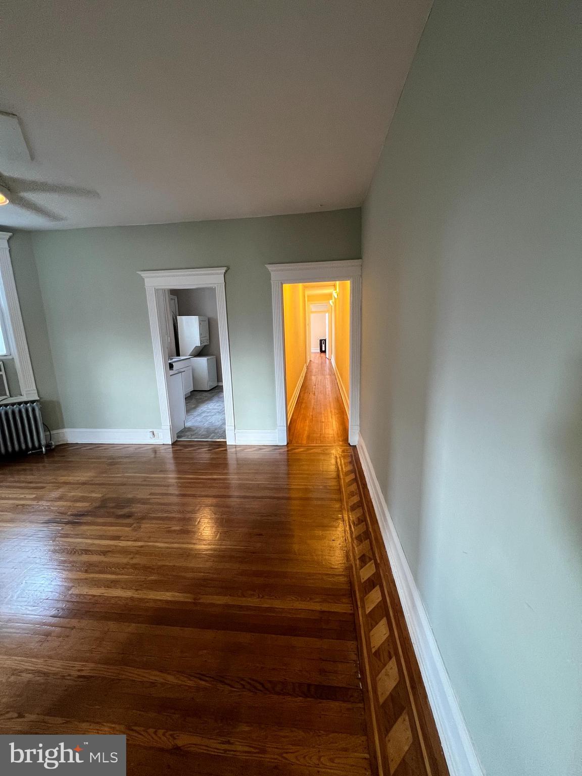 5931 Carpenter Street Philadelphia, PA 19143 - Photo 3 of 15 a view of entryway and hall with wooden floor