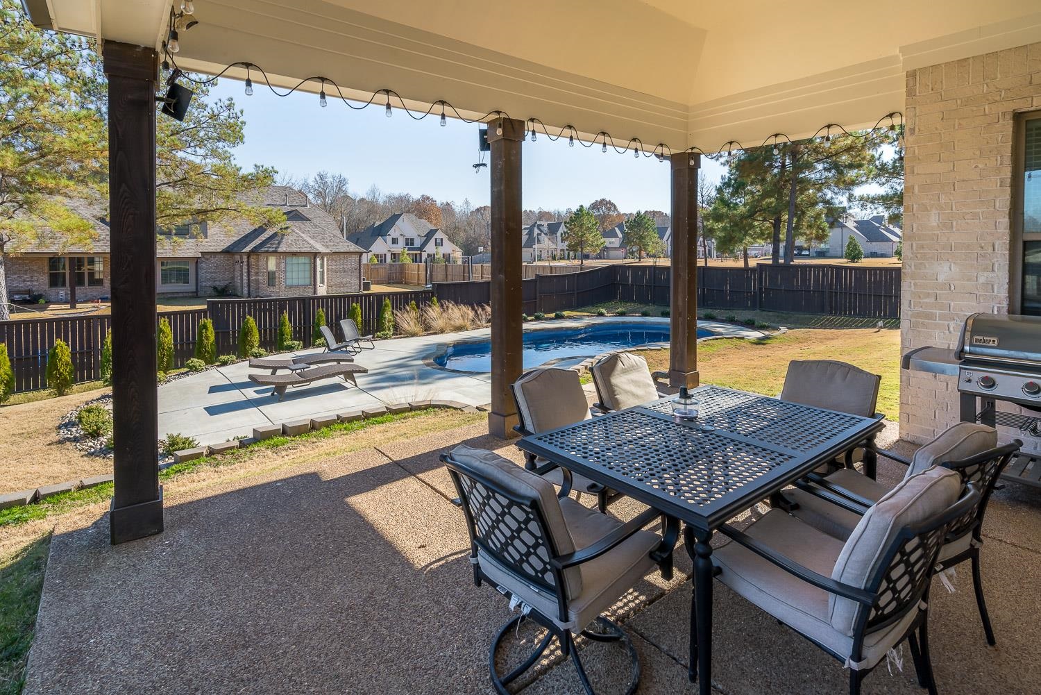 1280 Mountain Side Drive Collierville, TN 38017 - Photo 25 of 25 a view of swimming pool with sitting area