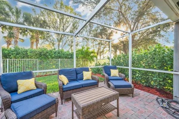 a view of a chairs in back deck