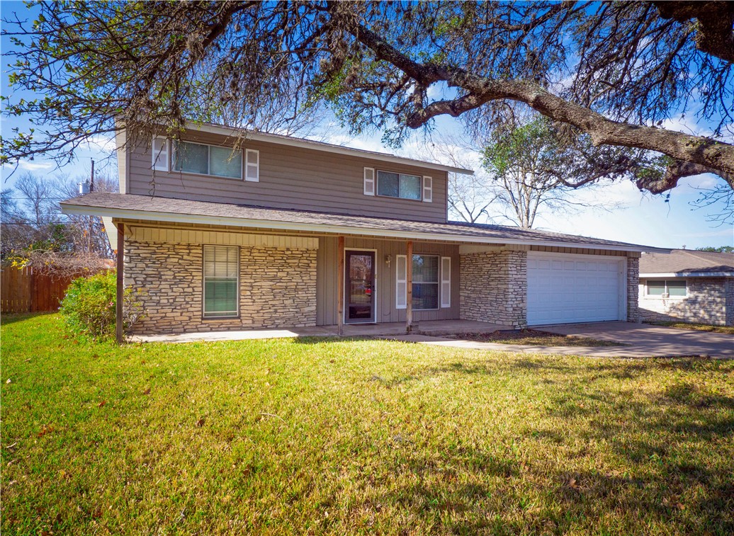 a large house with a large pool in front of it