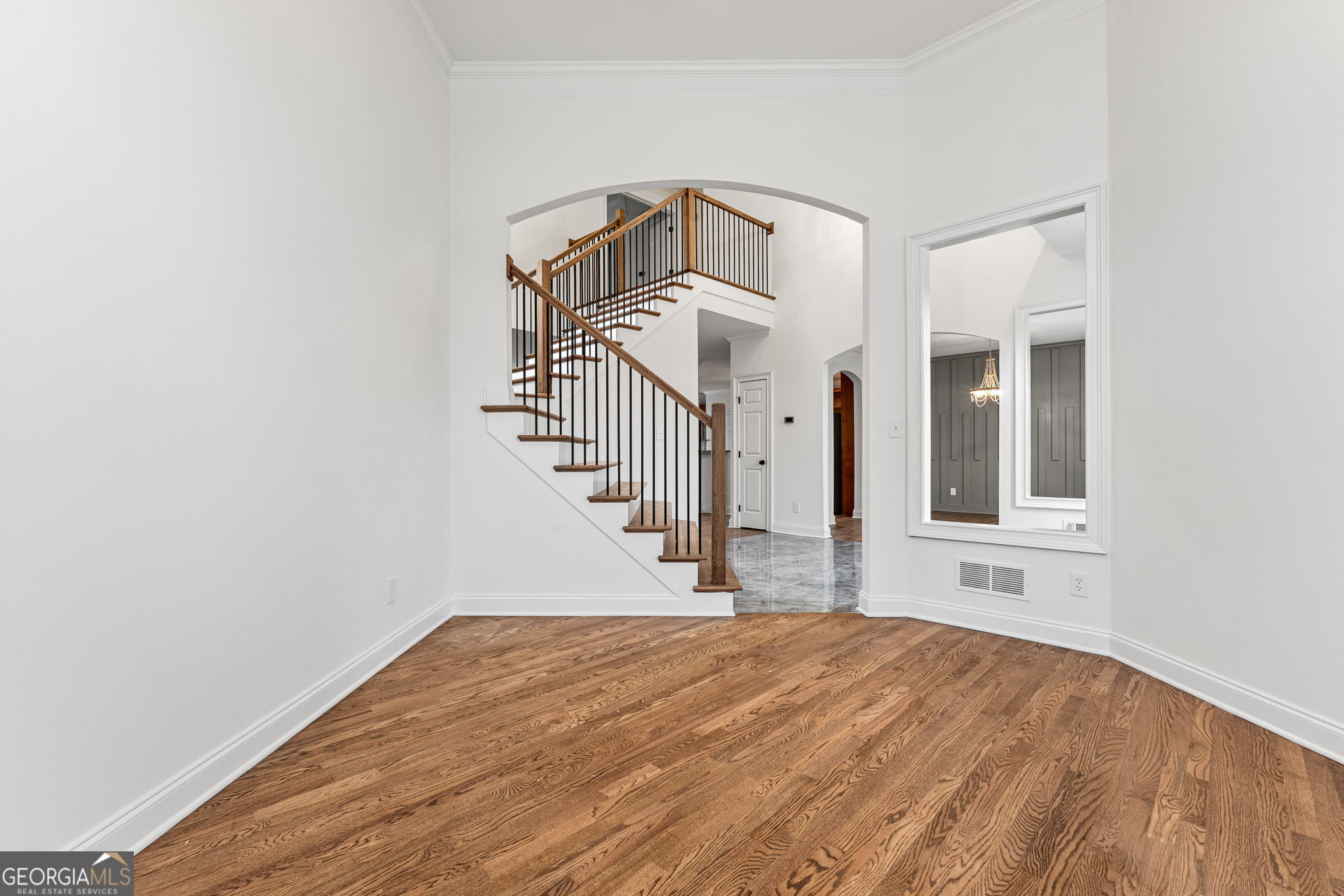 280 Antebellum Way Fayetteville, GA 30215 - Photo 11 of 65 a view of a hallway with wooden floor and entryway