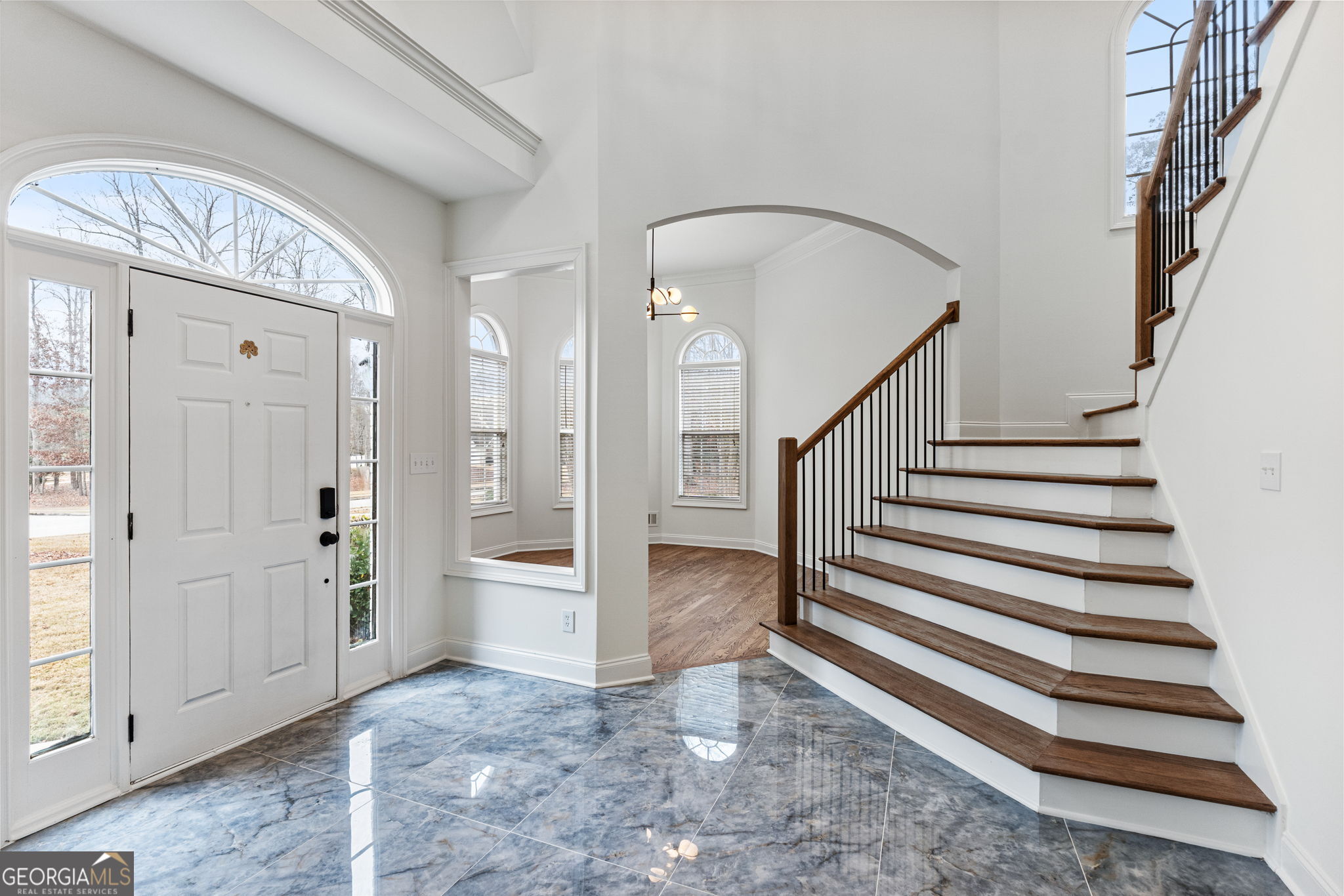 280 Antebellum Way Fayetteville, GA 30215 - Photo 15 of 65 a view of entryway and hall with wooden floor