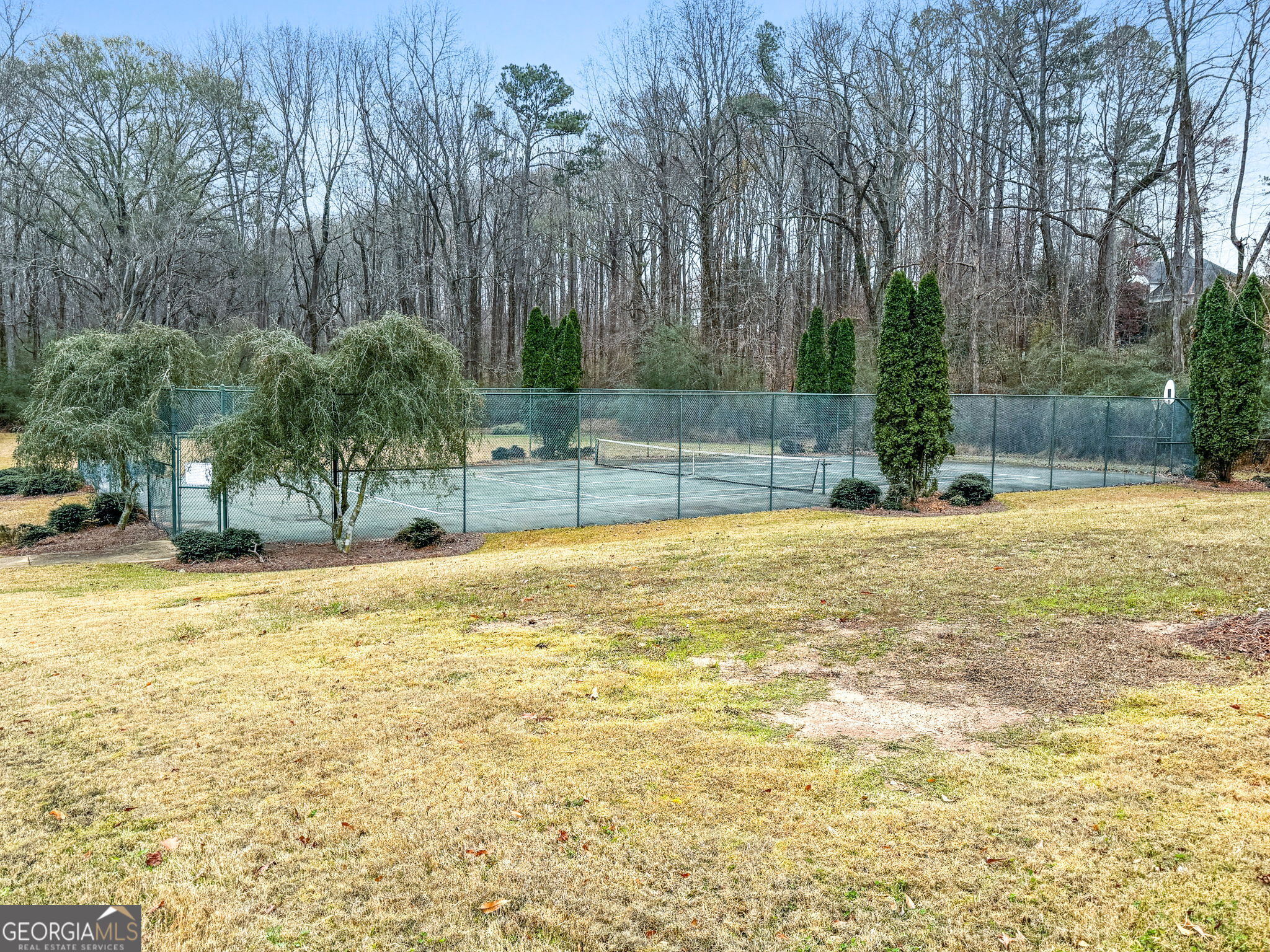 280 Antebellum Way Fayetteville, GA 30215 - Photo 50 of 65 a view of swimming pool with a yard and trees