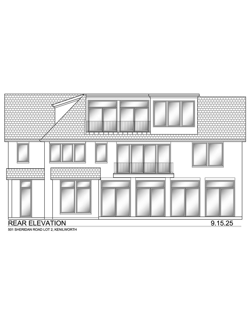 455 Sheridan Road Kenilworth, IL 60043 - Photo 8 of 18 a black and white photo of a city