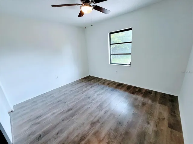 wooden floor in an empty room