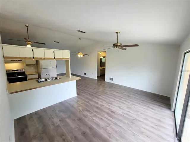a bathroom with a bathtub and a toilet