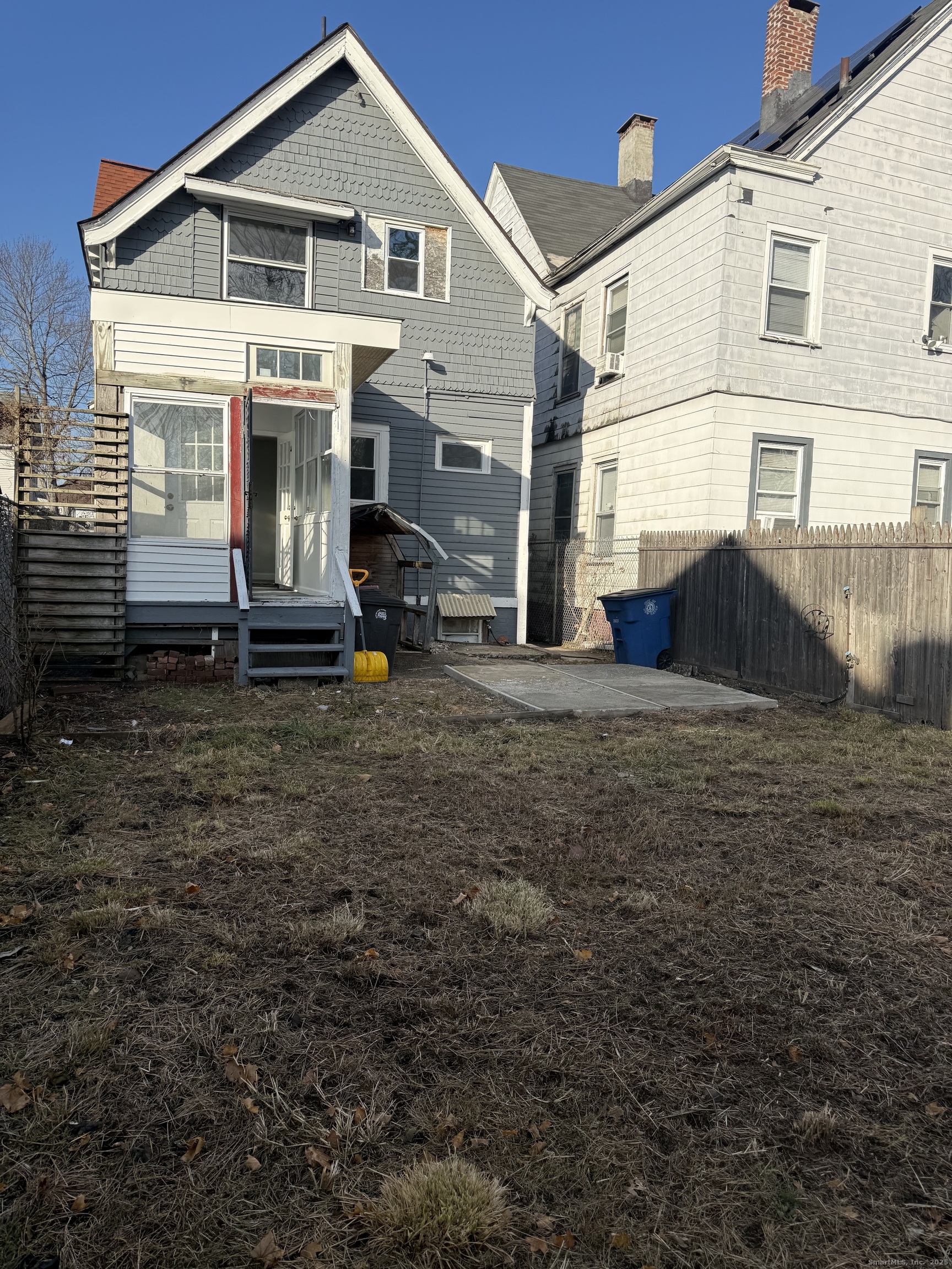 82 1st Street New Haven, CT 06519 - Photo 33 of 40 a view of a white house with a big yard and large trees