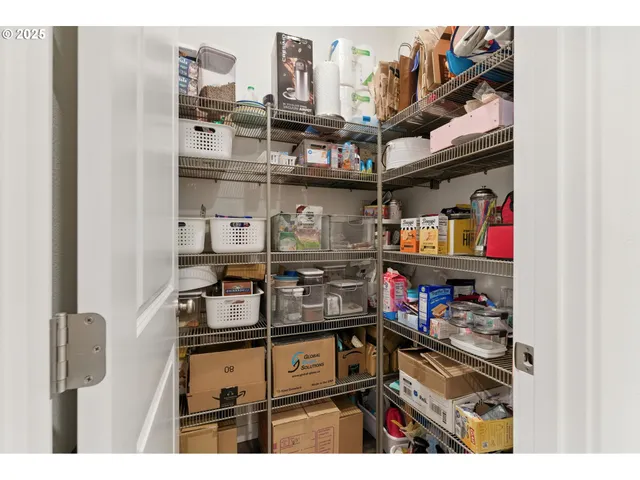 a utility room with lots of books