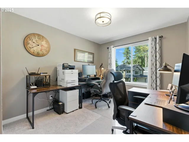 a view of a workspace with a window