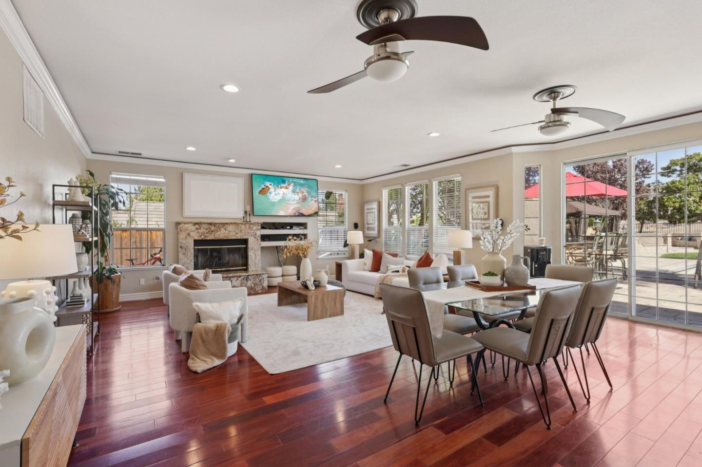 2276 Bentley Ridge Drive San Jose, CA 95138 - Photo 14 of 55 a view of a dining room with furniture window and wooden floor