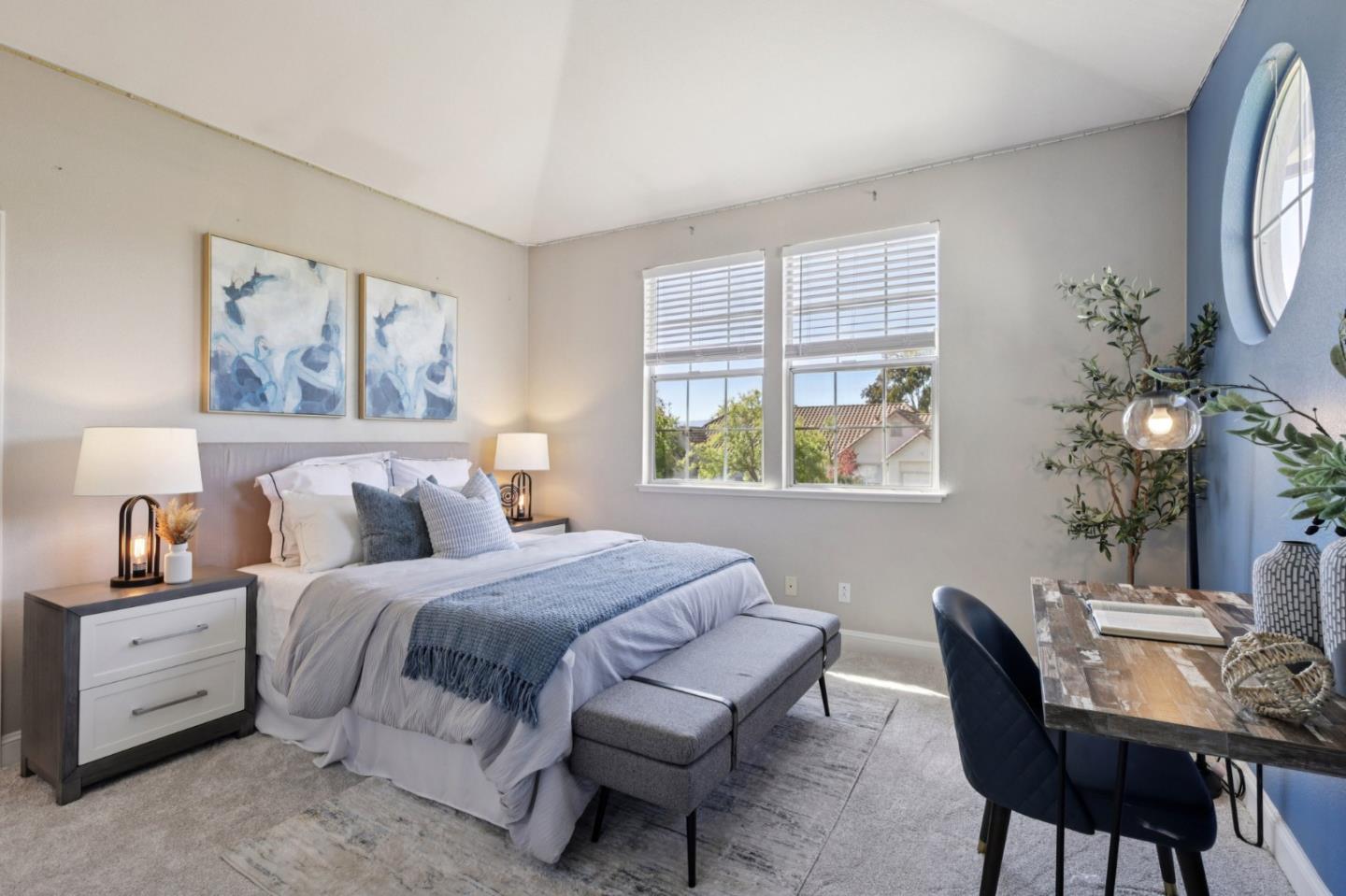 2276 Bentley Ridge Drive San Jose, CA 95138 - Photo 37 of 55 a bedroom with a bed and a table