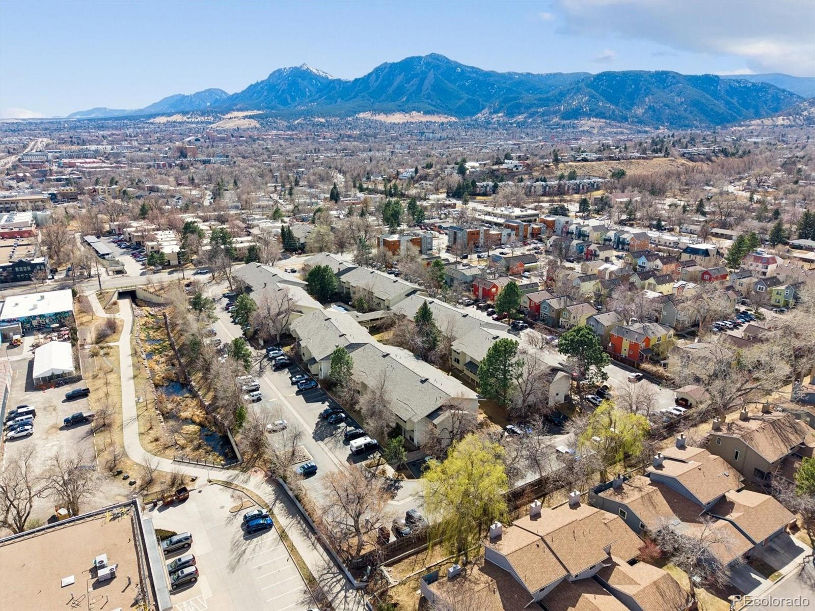 2707 Valmont Road, Unit 312D Boulder, CO 80304 - Photo 32 of 48 an aerial view of residential house with an outdoor space