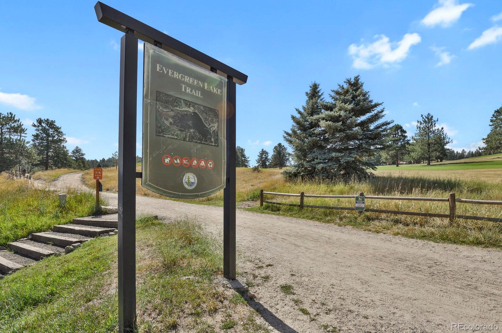 281 Kings Road Evergreen, CO 80439 - Photo 13 of 17 a view of a back yard