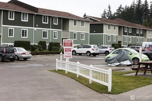 a aerial view of a house