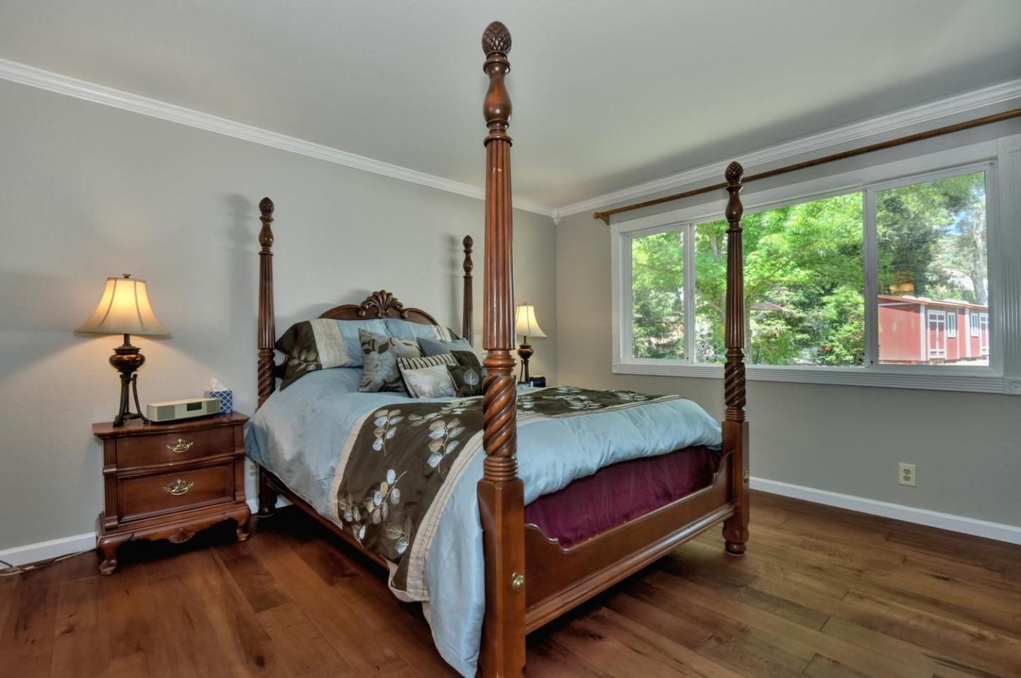 1175 Llagas Road Morgan Hill, CA 95037 - Photo 16 of 37 a bedroom with a bed and a window