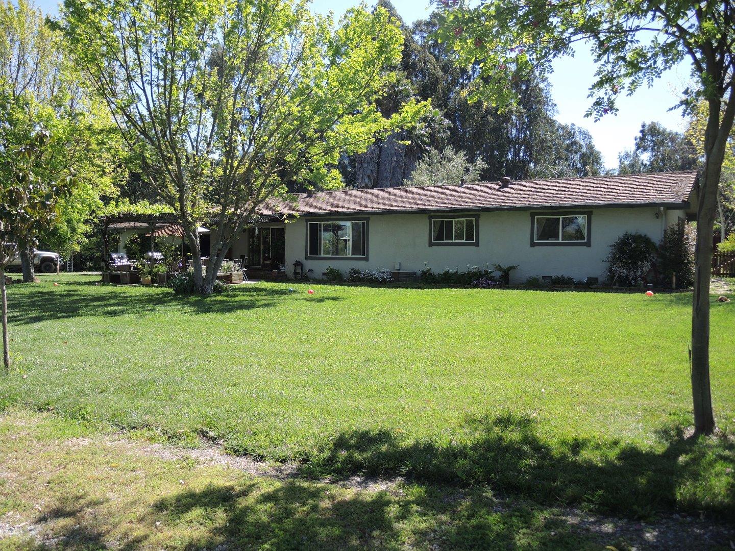 1175 Llagas Road Morgan Hill, CA 95037 - Photo 24 of 37 a front view of house with yard and green space