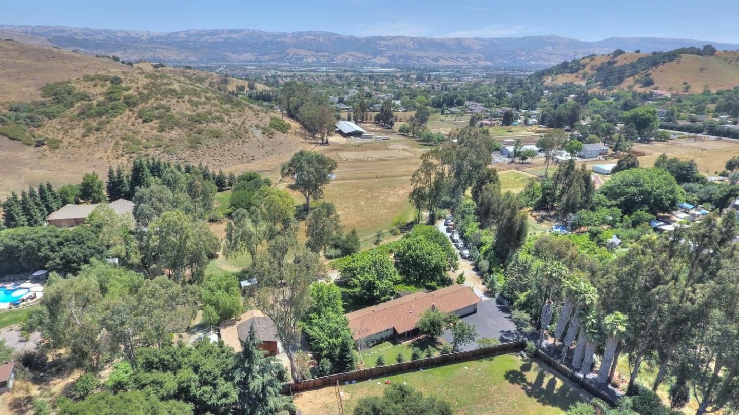 1175 Llagas Road Morgan Hill, CA 95037 - Photo 3 of 37 an aerial view of lake residential house and mountain view