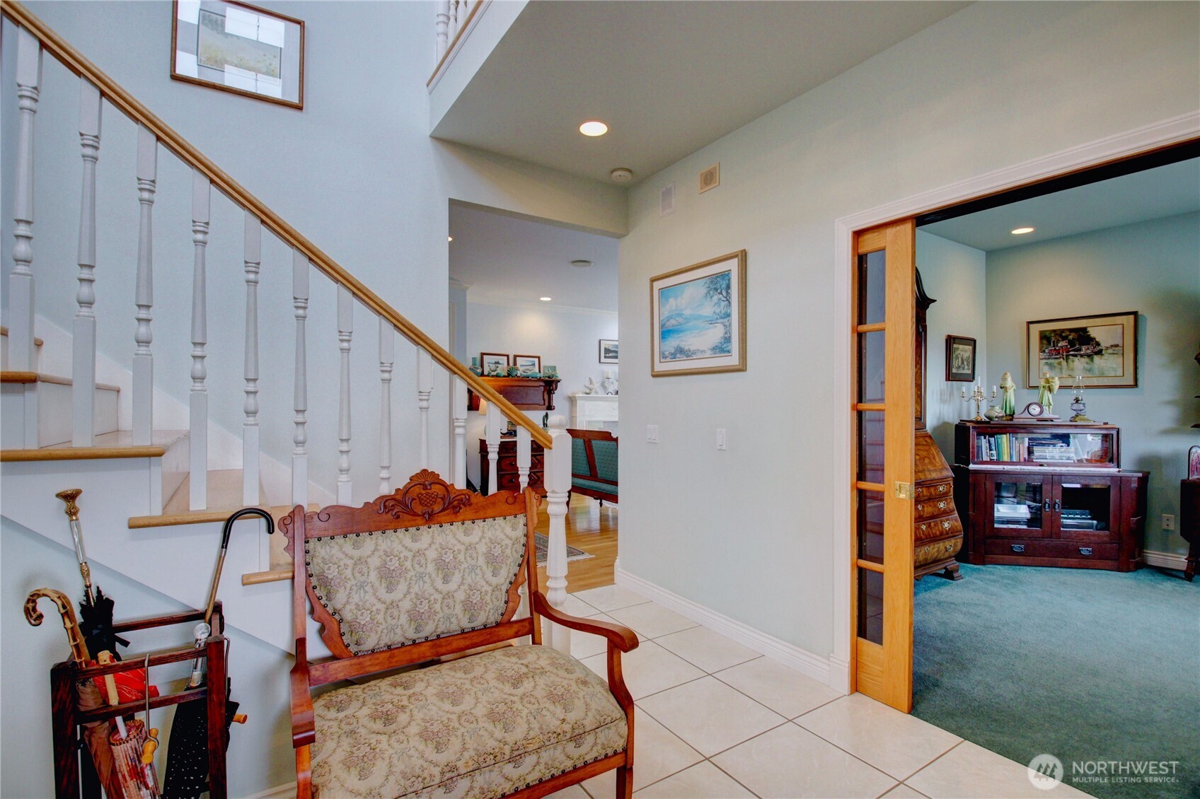 2950 Aldergrove Road Ferndale, WA 98248 - Photo 6 of 39 a living room with furniture and a wooden floor
