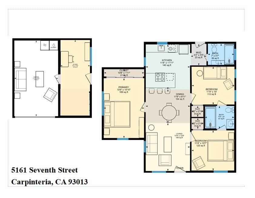 5161 7th Street Carpinteria, CA 93013 - Photo 29 of 29 5161 Seventh St Floorplan