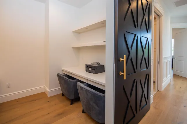 a kitchen with stainless steel appliances a stove and a refrigerator
