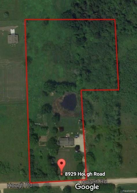 8929 Hough Road Almont, MI 48003 - Photo 32 of 32 8929 Hough Property Boundries est.
