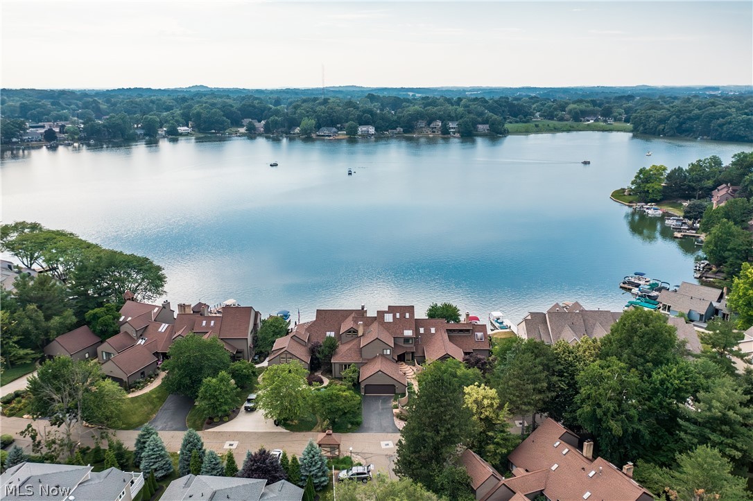 1415 Harbor Drive Northwest Canton, OH 44708 - Photo 2 of 46 Drone view featuring a water view