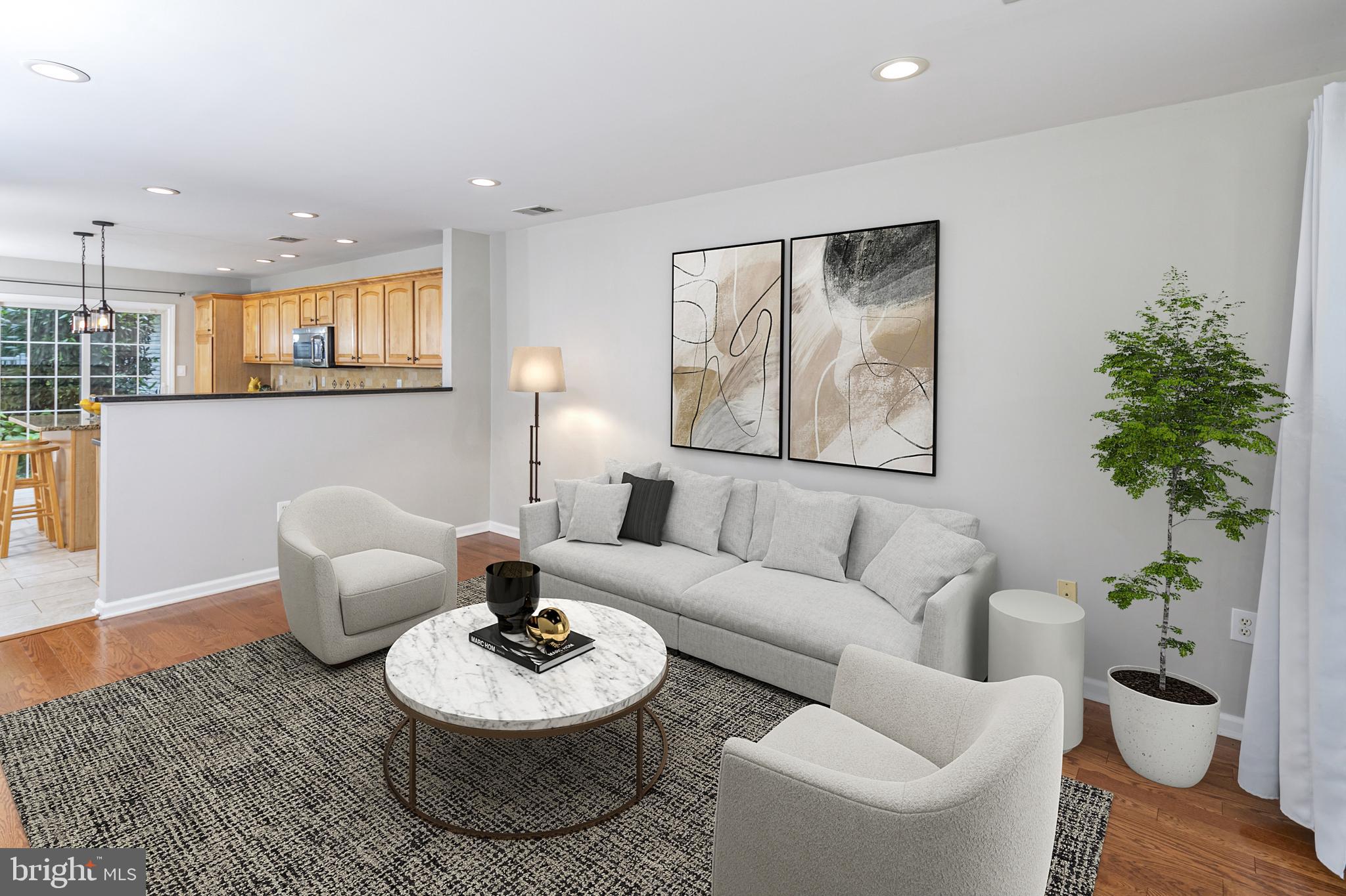 371 Watkins Road Pennington, NJ 08534 - Photo 15 of 42 a living room with furniture and a potted plant