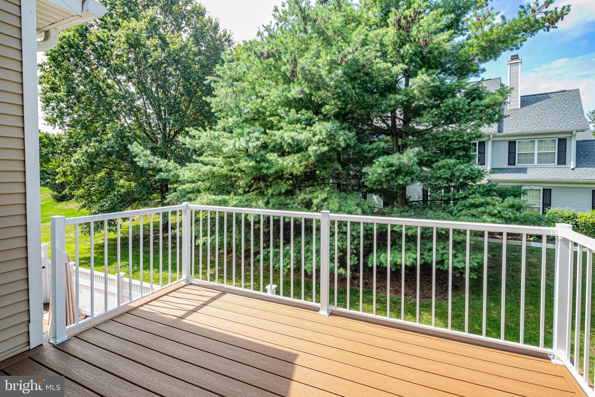 371 Watkins Road Pennington, NJ 08534 - Photo 29 of 42 a view of balcony with deck and wooden floor