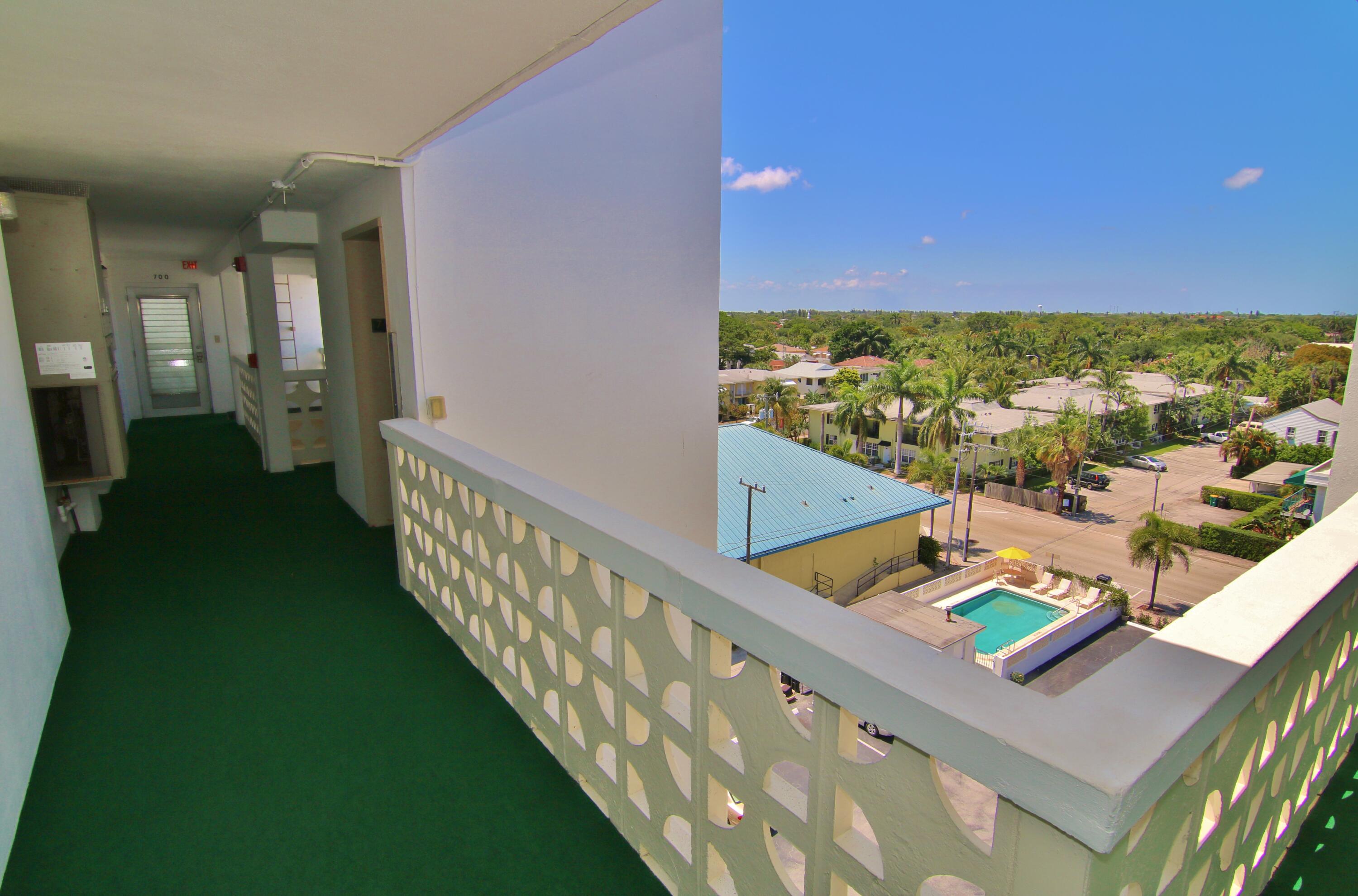 1 North Golfview Road, Unit 601 Lake Worth Beach, FL 33460 - Photo 38 of 51 a view of a balcony with chairs