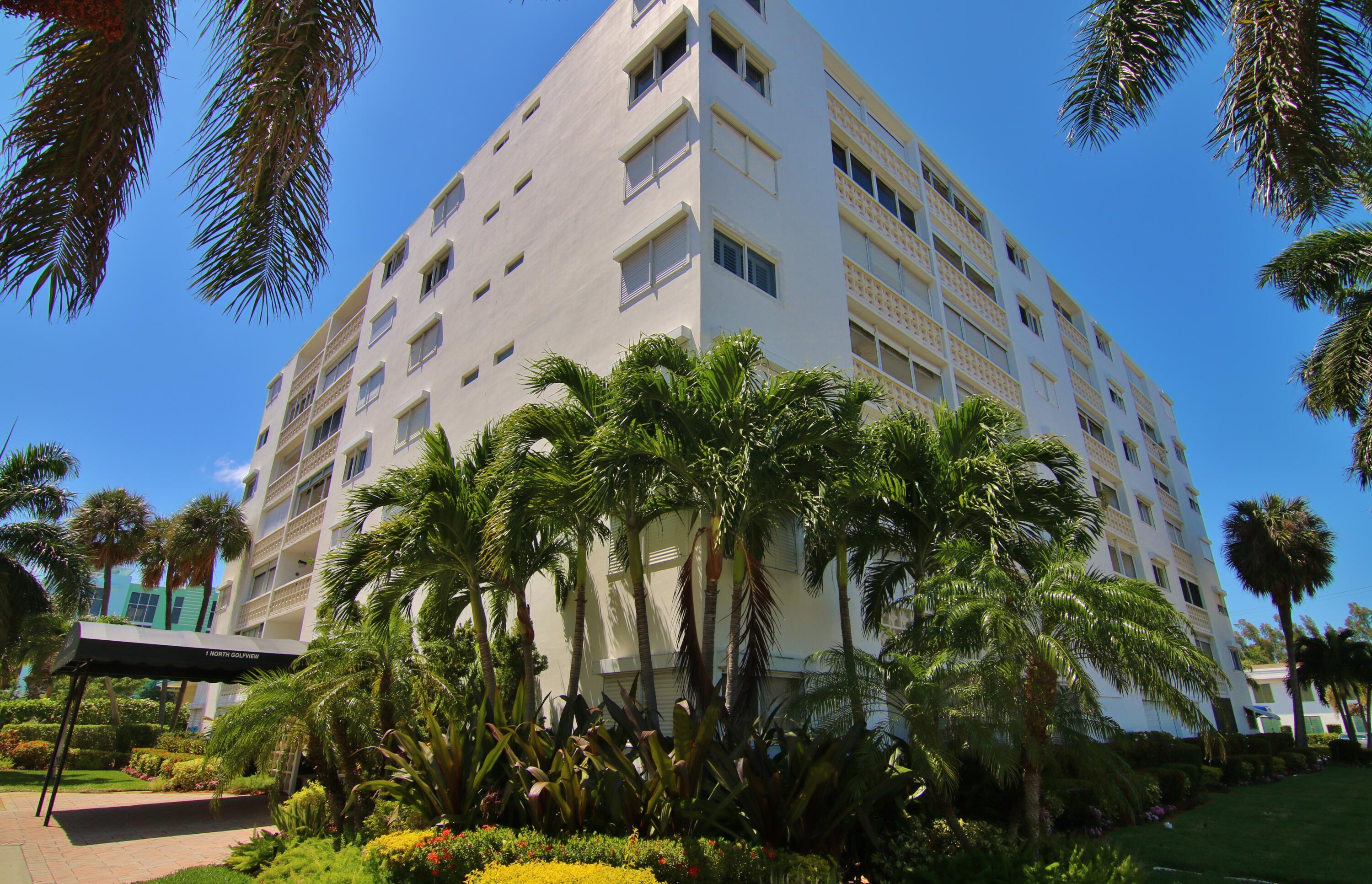 1 North Golfview Road, Unit 601 Lake Worth Beach, FL 33460 - Photo 43 of 51 a view of a tall white building