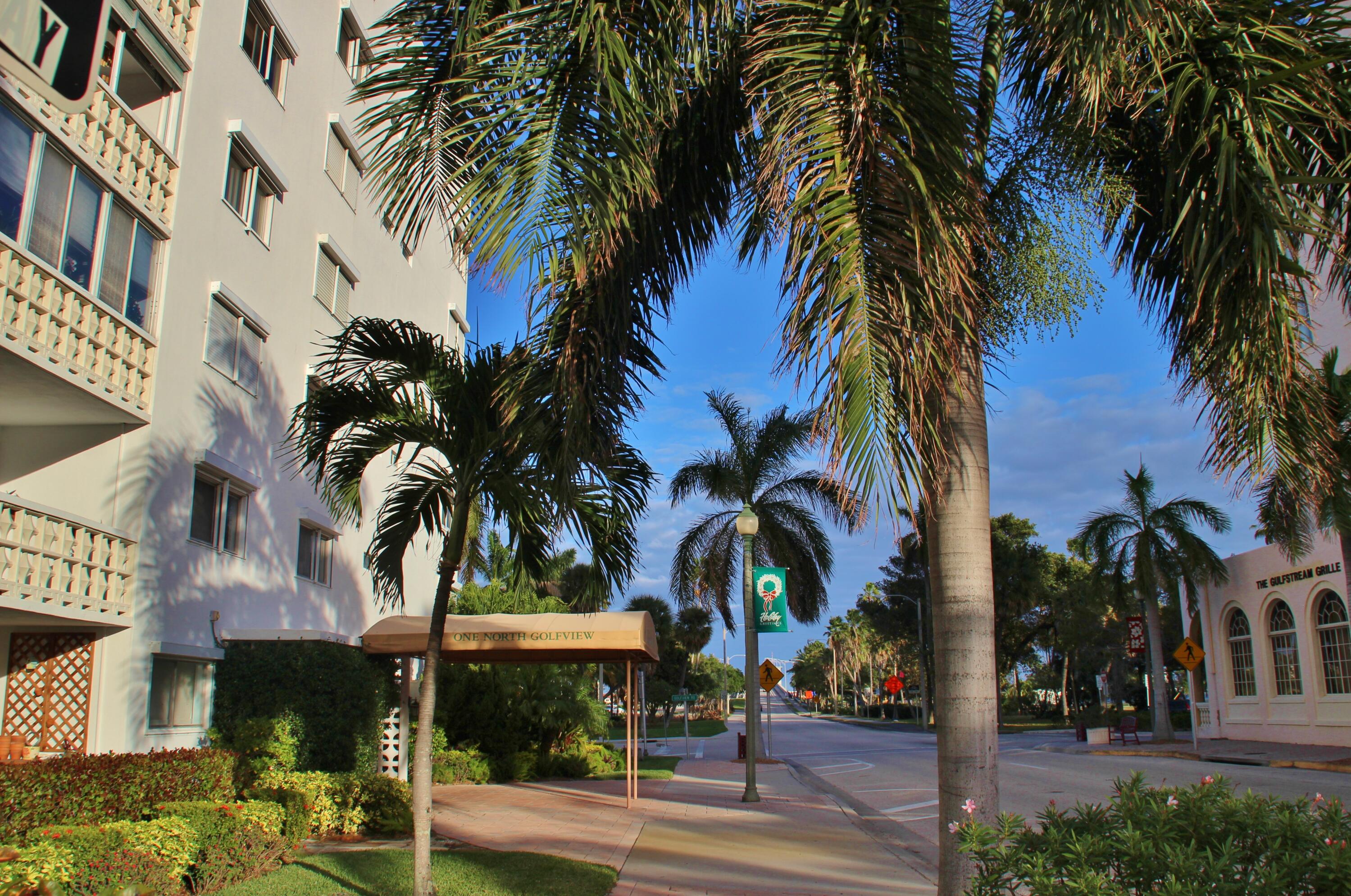 1 North Golfview Road, Unit 601 Lake Worth Beach, FL 33460 - Photo 46 of 51 a view of street with palm trees