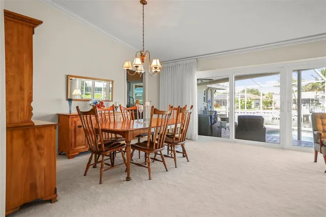 a view of a lake with a house