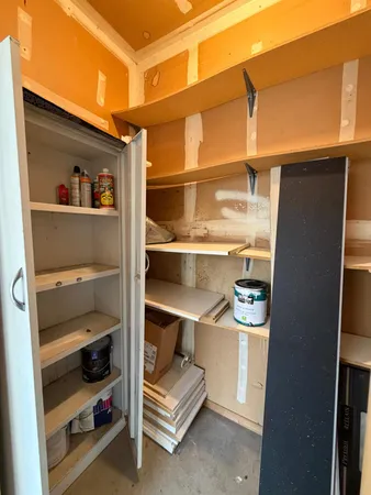 a close up of a storage