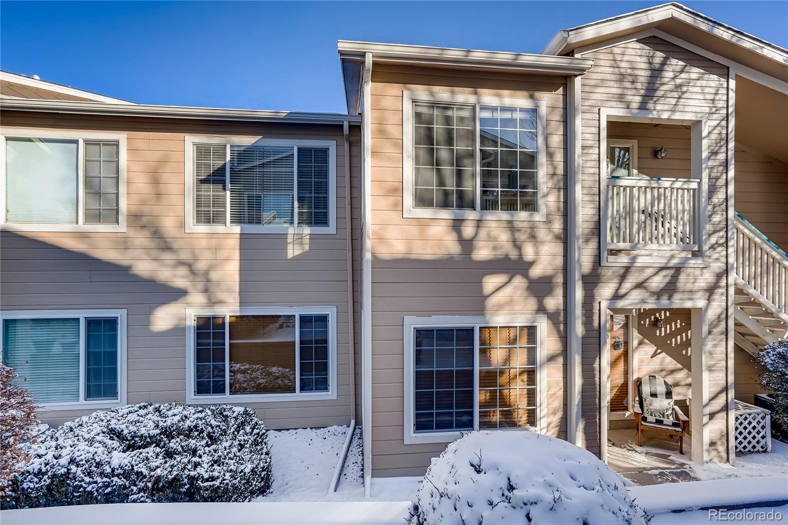 8459 South Little Rock Way, Unit 201 Highlands Ranch, CO 80126 - Photo 3 of 28 a front view of a house