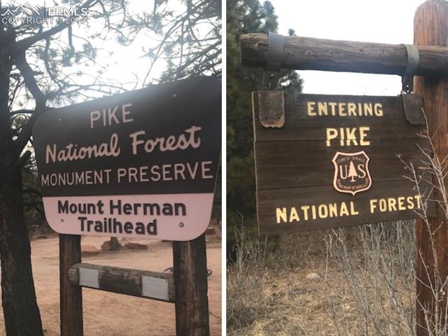18280 Stoneview Road Monument, CO 80132 - Photo 36 of 36 Home is only 5 minutes from National Forest and the Mt Herman Trailhead!