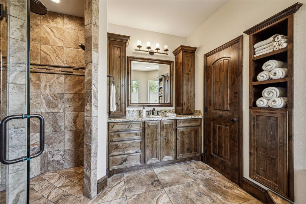 10761 County Road 2326 Terrell, TX 75160 - Photo 16 of 35 Full bathroom with vanity and a stall shower
