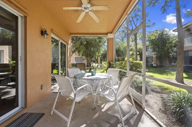 a view of a building with a yard