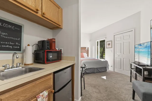 a bathroom with a window